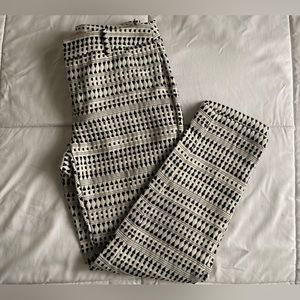 NWOT Merona Black and White Textured Dress Pants